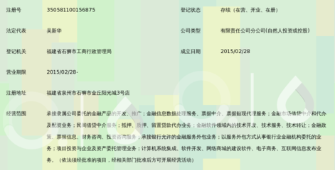 贵州省圣鹏金融服务石狮分公司 深耕金融信息服务，助力实体经济发展